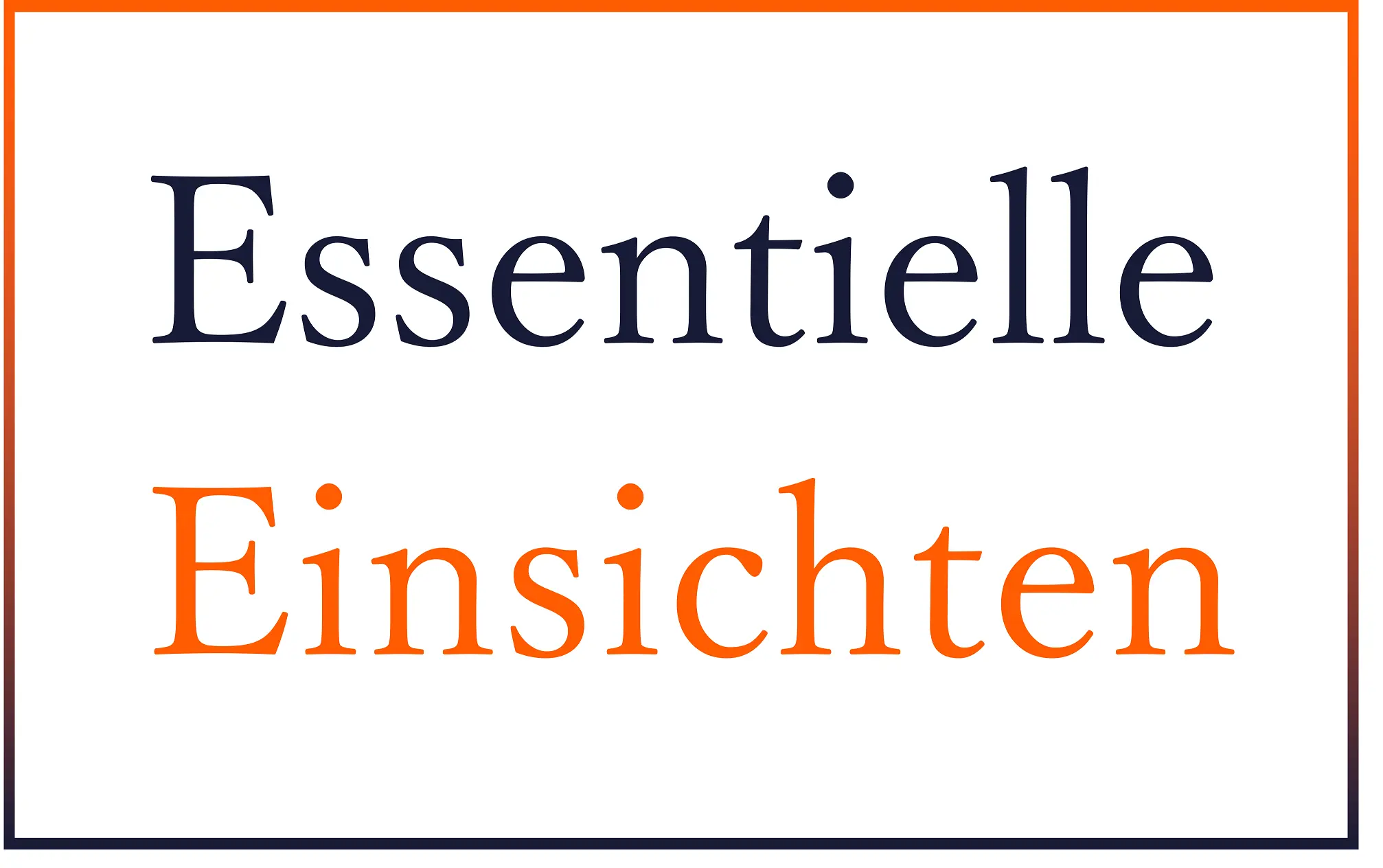 Essential insights logo - DE