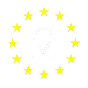 GDPR logo of lock with EU stars